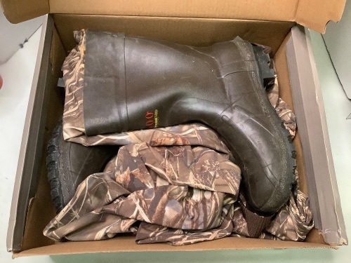 White River Rubber chest Waders, 12, Ecommerce Return, Untested, Dirty - Lot 640