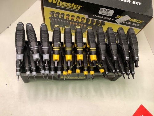 Wheeler Engineering P Handle Driver Set, Appears New - Lot 641