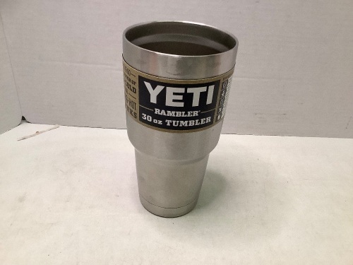 Yeti Rambler, 30oz Tumbler, No Lid, Ecommerce Return - Lot 644