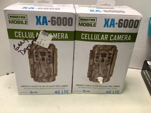 Lot of (2) Moultrie Trail Cams, Powers On, Ecommerce Return - Lot 647