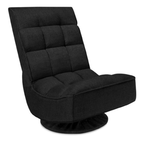 Folding Floor Gaming Chair w/ 360-Degree Swivel, 4 Adjustable Positions, Appears New - Lot 661
