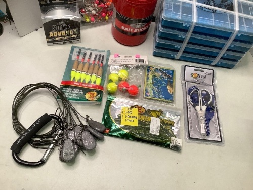 Lot of (10) Misc. Fishing Lures and Supplies, Ecommerce Return - Lot 663