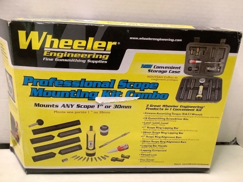 Wheeler Professional Scope Mounting Kit Combo, Appears New - Lot 814