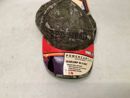 Red Head Powercap, Powers On, Appears New - Lot 830