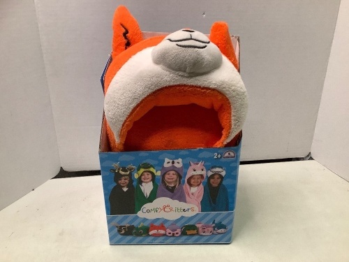 Comfy Critters Fox, Stain on Chin, Appears New - Lot 893