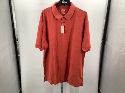 Red Head Men's Collar Shirt, 2XLT, Appears New - Lot 919