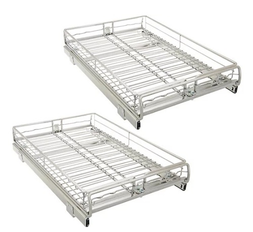 Set of (2) 13-Inch Sliding Cabinet Drawers, New - Lot 61