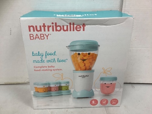 Nutribullet Baby Food Maker, New - Lot 90