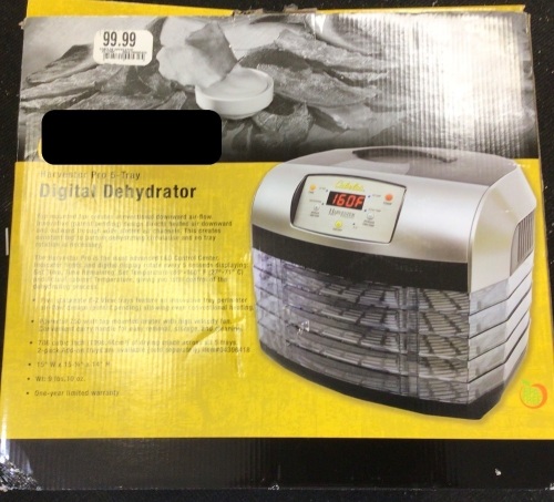 Digital Dehydrator, Powers Up, E-Commerce Return - Lot 92