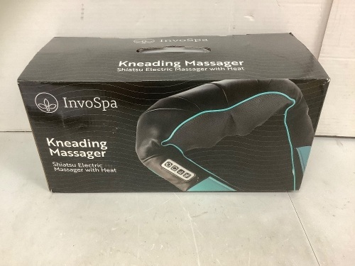 Kneading Massager w/ Heat, Powers Up, New - Lot 158