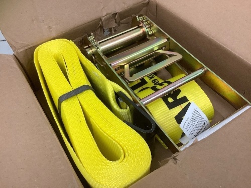 US Cargo Control Ratchet Straps, Appears New - Lot 194