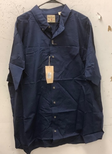 RedHead Mens Short Sleeve Button Down, 3XLT, New - Lot 206
