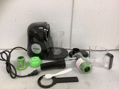 Aicok Slow Juicer, Powers Up, Appears New - Lot 220