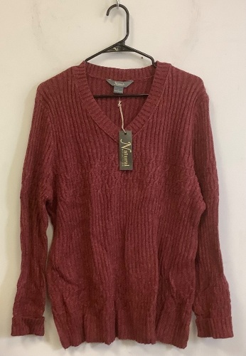 Women's Natural Reflections Sweater, L, E-Commerce Return - Lot 253