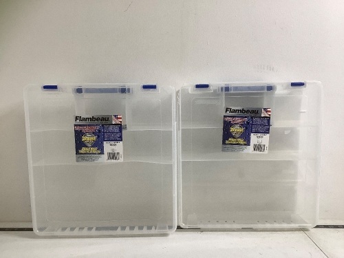 Lot of (2) Tackle Boxes, One Damaged, E-Commerce Return - Lot 296