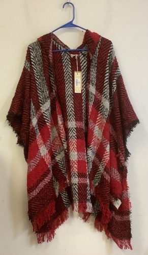 Women's Hooded Shaw, OSFM, E-Commerce Return - Lot 312