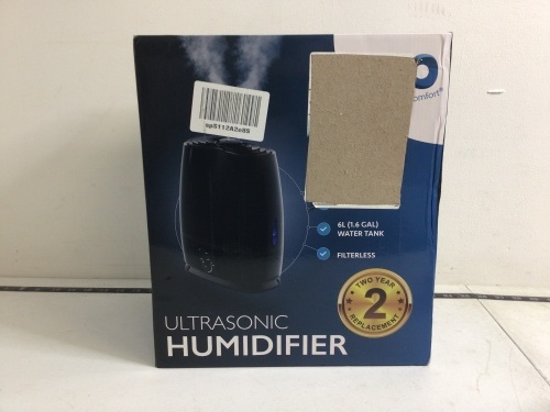 Ultrasonic Humidifier, New - Lot 316