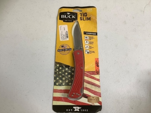 Buck Slim 110 Knife, Appears New - Lot 352