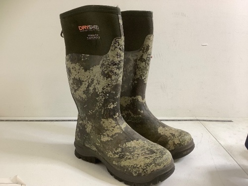 Men's Dryshod Rubber Boots, 10/10.5, E-Commerce Return - Lot 370