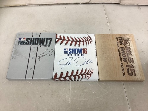 Lot of (3) MLB Show15/16/17 PS4 Games, Appears New - Lot 439