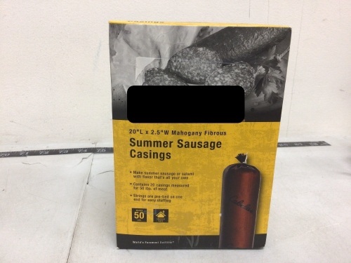 Summer Sausage Casings, E-Commerce Return - Lot 468