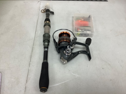 Plusinno Telescopic Fishing Rod Combo, E-Commerce Return - Lot 493