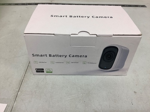 Smart Battery Wireless Camera, Untested, Appears New - Lot 531