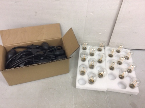 48ft Commercial Outdoor String Lights, Untested, Appears New - Lot 680