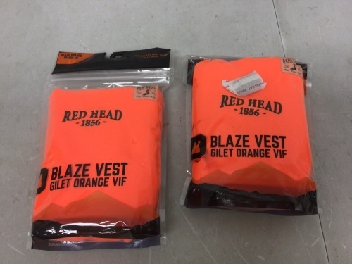 Lot of (2) Redhead Blaze Vests, OSFM, Appears New - Lot 694