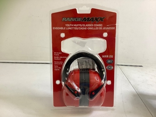 RangeMaxx Youth Muffs (Missing Glasses), E-Commerce Return - Lot 927
