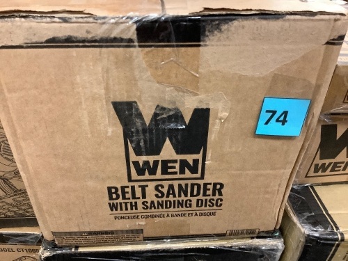 WEN Belt Sander w/ Sanding Disc, Appears New - Lot 74