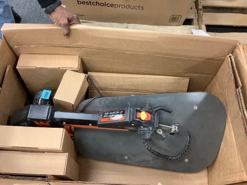 21-Inch 1.6-Amp Variable Speed Parallel Arm Scroll Saw with Extra-Large Dual-Bevel Steel Table - Lot 168