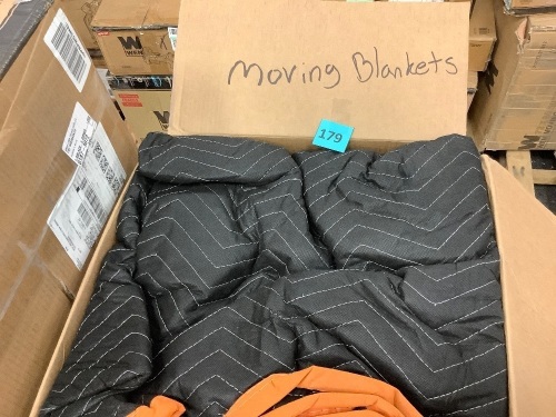 Lot of Heavy Duty Padded Moving Blankets - Lot 179