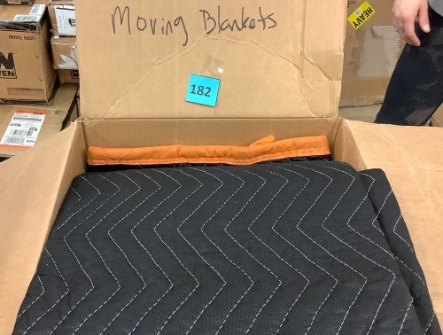 Lot of Heavy Duty Padded Moving Blankets - Lot 182