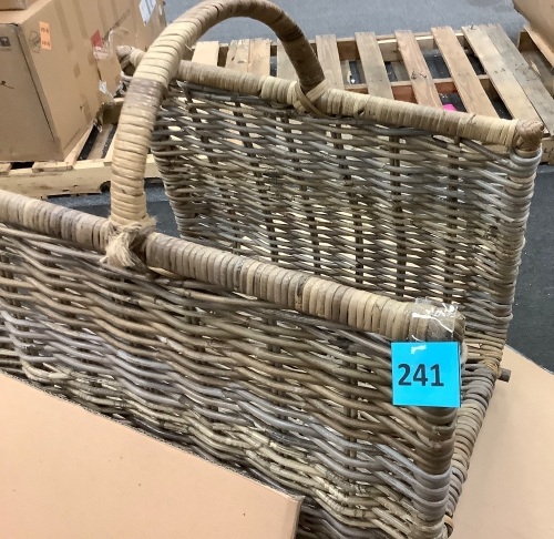 Woven Magazine Basket - Lot 241