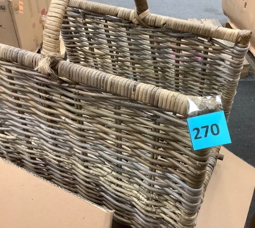 Woven Magazine Basket - Lot 270