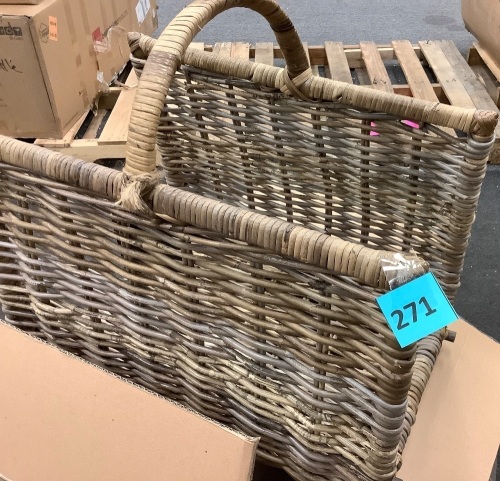 Woven Magazine Basket - Lot 271
