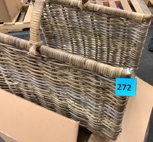 Woven Magazine Basket - Lot 272