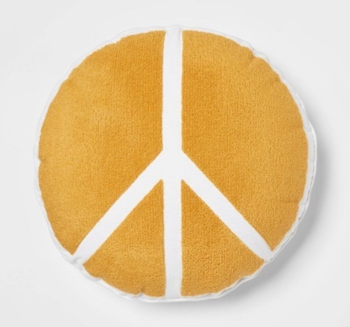Lot of (2) Peace Throw Pillows - Lot 285