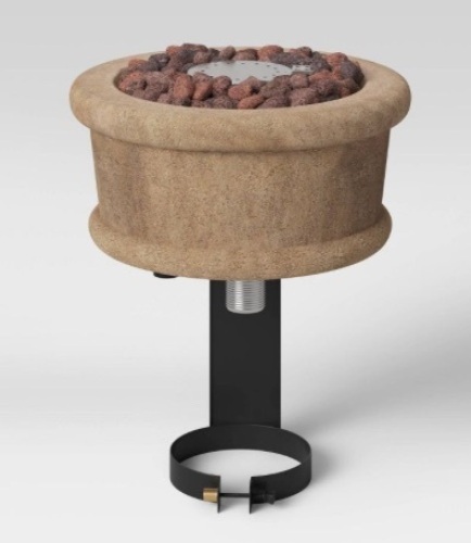 Threshold Outdoor Gas Tabletop Fire Bowl, 10in, Appears New - Lot 313