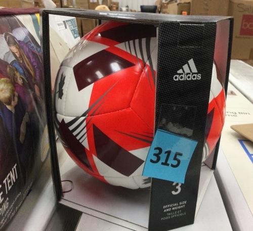 Adidas Soccer Ball, Size 3, Appears New - Lot 315