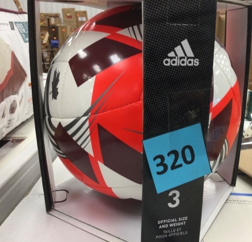 Adidas Soccer Ball, Size 3, Appears New - Lot 320