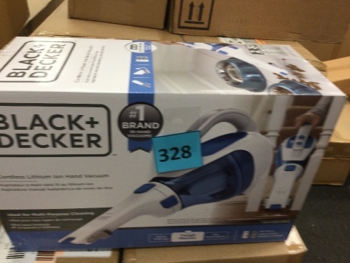 Black & Decker Cordless Lithium Ion Hand vacuum, Appears New - Lot 328