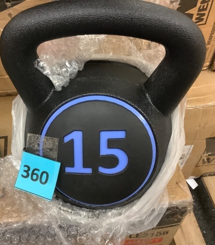 15 lb Weight, Appears New - Lot 360