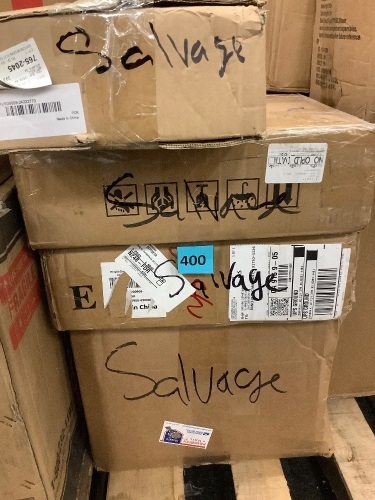 Pallet of Salvage, Presorted Items May Be Broken, Damaged, or Have Missing Pieces - Lot 400