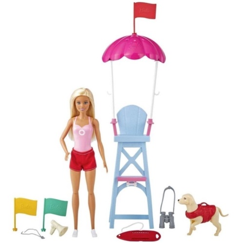 Case of (4) ​Barbie Lifeguard Doll and Playset - Lot 502