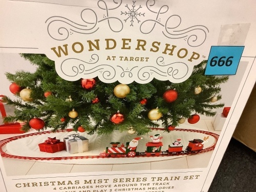Wondershop Christmas Mist Series Train Set - Lot 666