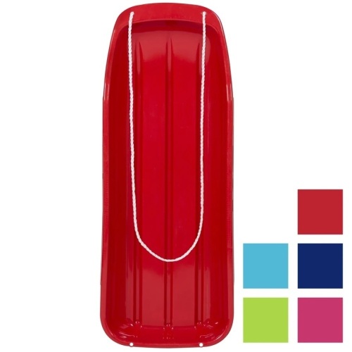 48in Kids Toboggan Snow Sled Board w/ Pull Rope, Curved Edges - Lot 788
