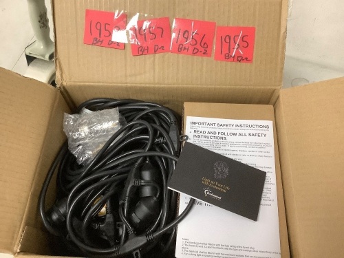 Set of (2) 48ft G40 Outdoor String Lights - Lot 1955