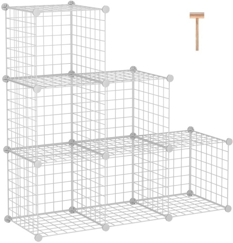 Metal Wire Cube Storage - Lot 1983